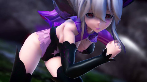 【MMD】媚紫花妖弱音「極楽浄土」